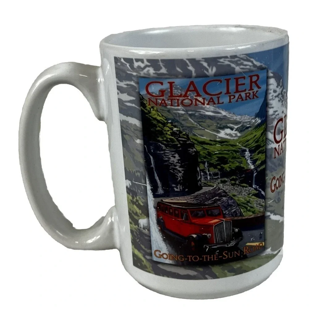 Glacier National Park Coffee Cup Mug Going To The Sun Road Mug - Picture 1 of 6